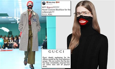 gucci black face balaclava|gucci cancelled.